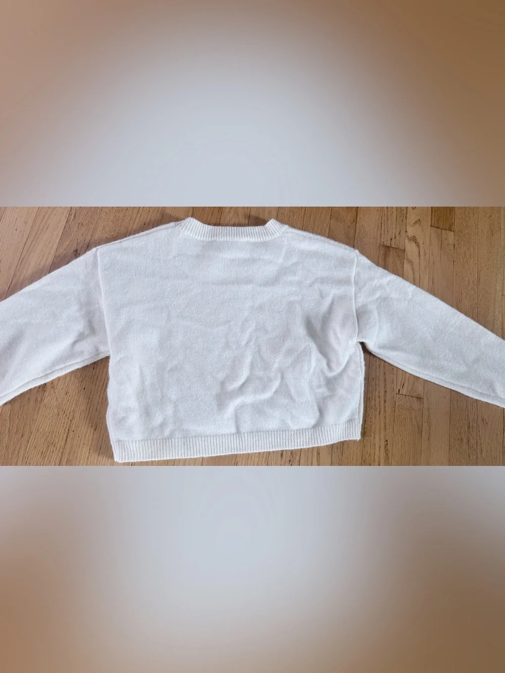 Altar'd State White Crewneck Sweater NWOT size XS